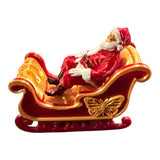 Santa Sleigh and Butterfly Reindeer Display