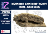 Lions Statue Mini-Morph Micro-Block Brick Model, Designed and Packaged in USA