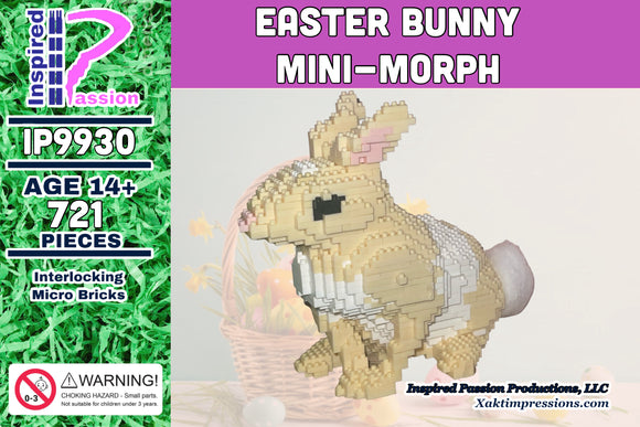Easter Bunny Mini-Morph Micro-Block Model