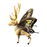 Santa Sleigh and Butterfly Reindeer Display