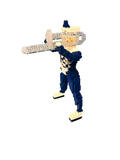 Marching Band Trombone Player Micro-Morph Micro Block Model