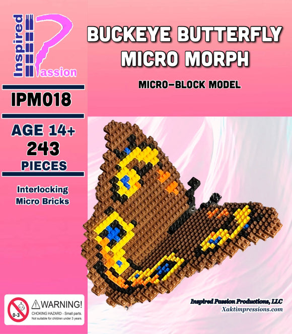 Common Buckeye Butterfly Micro Morph Micro-Block model