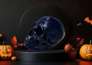 Halloween Skull Decor 3D Printed