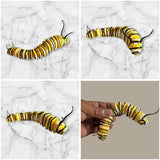Monarch Caterpillar 6” 3D printed figure