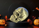 Halloween Skull Decor 3D Printed