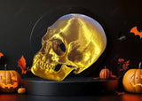 Halloween Skull Decor 3D Printed