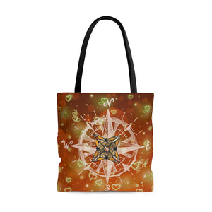 Compas Valentine tote Tote Bag