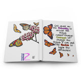 Monarch Serenity Prayer Hardcover Journal Matte FREE SHIPPING