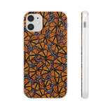 Monarch Butterfly Wings Flexi phone Cases, Iphone, Samsung