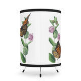 Monarchs and Milkweed Tripod Lamp with High-Res Printed Shade, US\CA plug