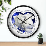 Believe Deep Down Wall clock