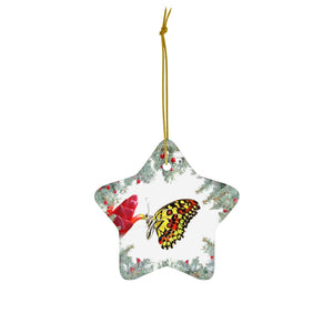 Butterfly #2 Ceramic Ornament