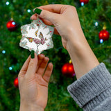 Monarchs and milkweed Ceramic Ornament