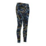 Black Swallowtail wings Women's Casual Leggings