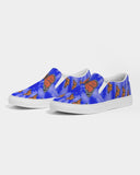 Blue tie dye Women's Slip-On Canvas Shoe