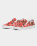 Orange tie Dye Women's Slip-On Canvas Shoe