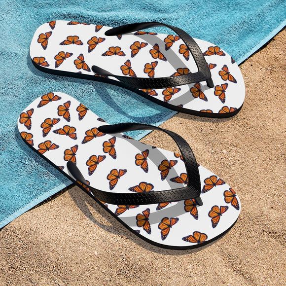 Monarch Butterfly Unisex Flip-Flops