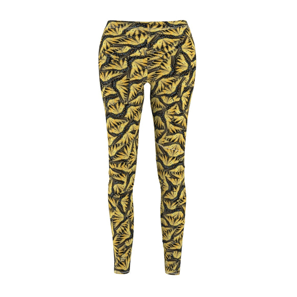 Tiger Swallowtail Wings Women's Casual Leggings