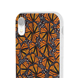 Monarch Butterfly Wings Flexi phone Cases, Iphone, Samsung