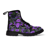 Black Swallowtail Butterfly Women's Canvas Boots