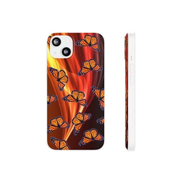 Hot Monarch Butterflies IPhone Flexi Cases