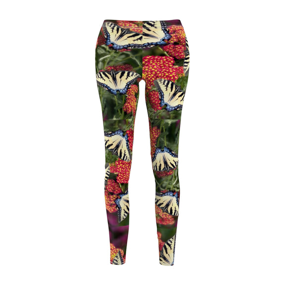 Tiger Swallow Tail Active Leggings