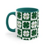 Shamrock Coffee Mug; 11oz Luck of the Irish