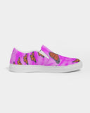 Pink tie dye Women's Slip-On Canvas Shoe