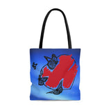 Monarch Valentine Tote Bag