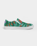 Green Tie Dye Women's Slip-On Canvas Shoe