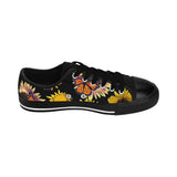 Canvas Sneakers, Sunflowers and Monarchs Women's Sneakers