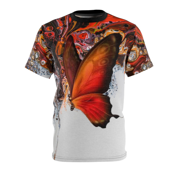 Red Butterfly Vision Unisex Tee