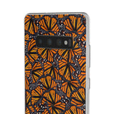 Monarch Butterfly Wings Flexi phone Cases, Iphone, Samsung