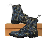 Black Swallowtail Wings Women's Canvas Boots