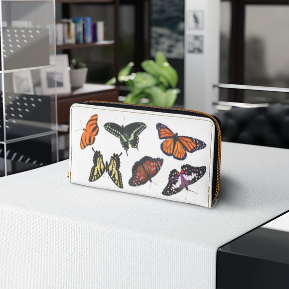 Butterfly Zipper Wallet