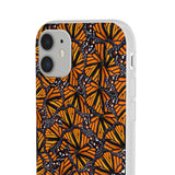 Monarch Butterfly Wings Flexi phone Cases, Iphone, Samsung