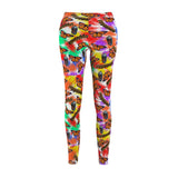 Monarch Butterfly Life Cycle and Colors Women's Cut & Sew Casual Leggings - Inspired Passion Productions