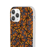 Monarch Butterfly Wings Flexi phone Cases, Iphone, Samsung