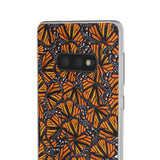 Monarch Butterfly Wings Flexi phone Cases, Iphone, Samsung