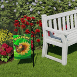 Monarch and Sunflower Garden Banner