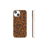 Monarch Butterfly Wings Flexi phone Cases, Iphone, Samsung