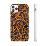 Monarch Butterfly Wings Flexi phone Cases, Iphone, Samsung