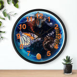 Beautiful Monarch Butterfly Life Cycle Wall clock - Inspired Passion Productions