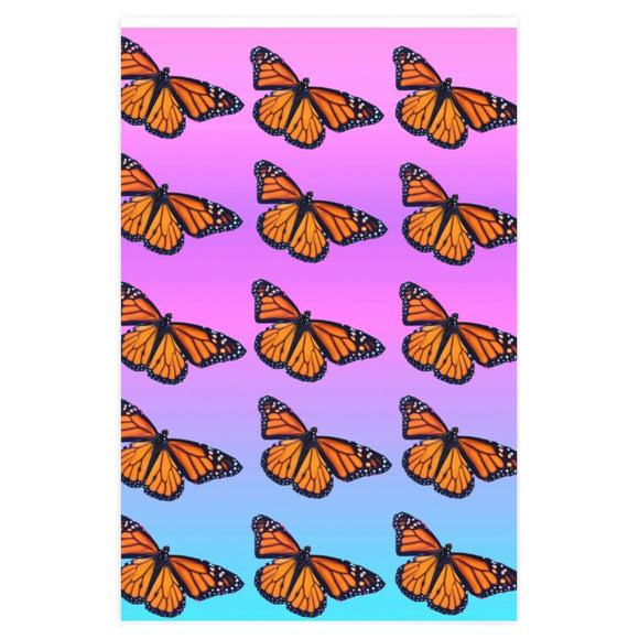 Monarch Butterfly Wrapping Paper FREE SHIPPING
