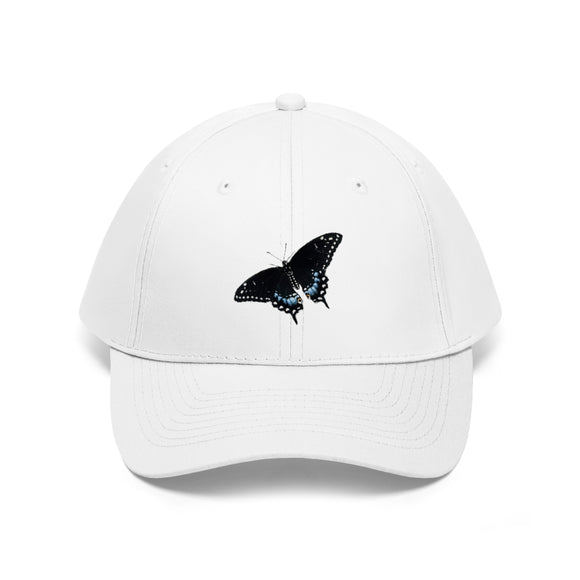 Black Swallowtail Unisex Twill Hat