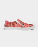 Orange tie Dye Women's Slip-On Canvas Shoe