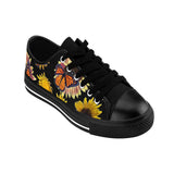 Canvas Sneakers, Sunflowers and Monarchs Women's Sneakers