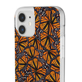 Monarch Butterfly Wings Flexi phone Cases, Iphone, Samsung