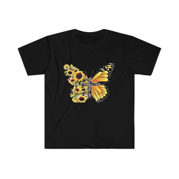 Monarch Butterfly Unisex Softstyle T-Shirt Printed in Australia