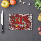 Monarch Holiday Cutting Board Red